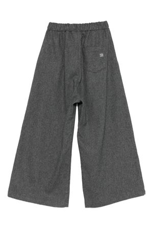 grey cotton trousers DOUUOD KIDS | DX6A90I0296808